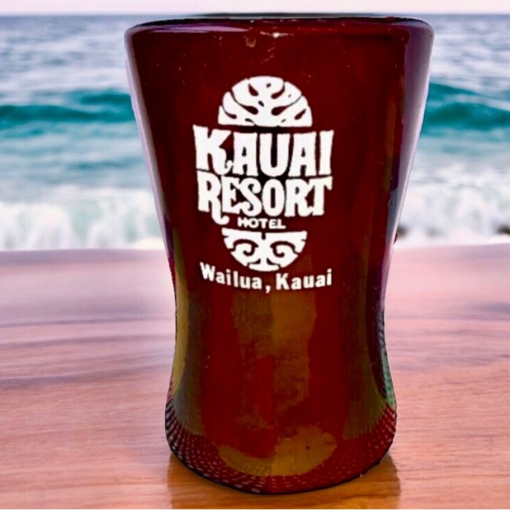 Tiki Mug Wailua Hawaii Kauai Resort Hotel by Daga